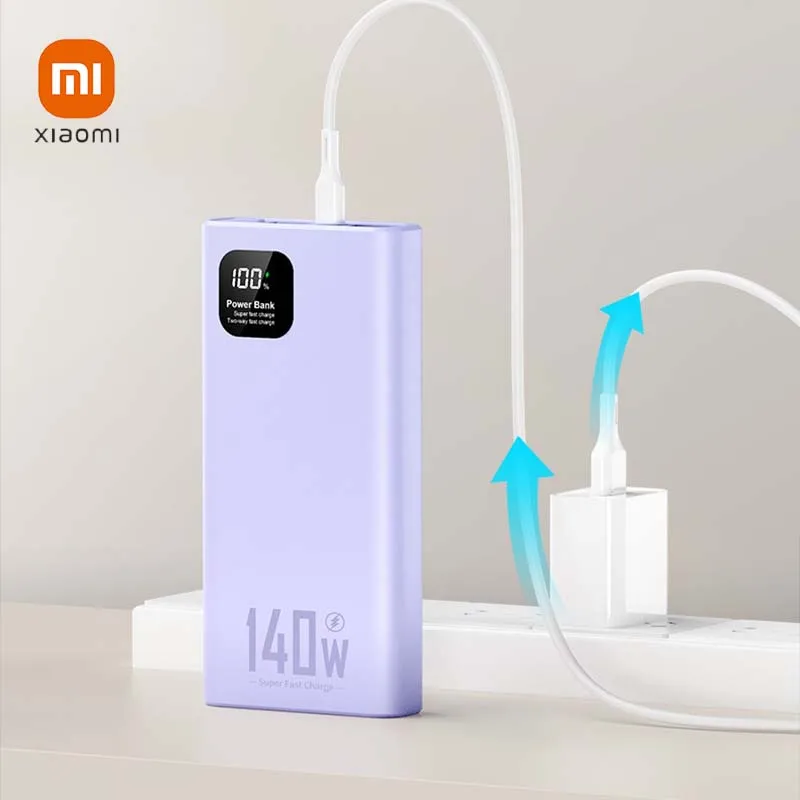 Xiaomi 200000mAh High Capacity Power Bank 120W PD 22.5W Super Fast Charging Portable Battery Charger for iPhone 17 16 15 Samsung