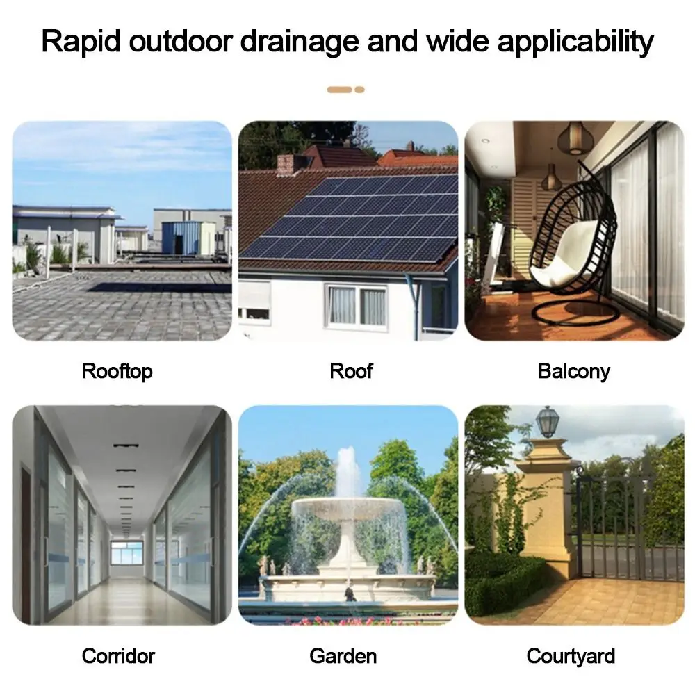 Leaf Debris Trap Roof Floor Drain Downpipe Strainer Anti-blocking Gutter Guard Rain Pipe Cap Drainage Plumbing Fitting