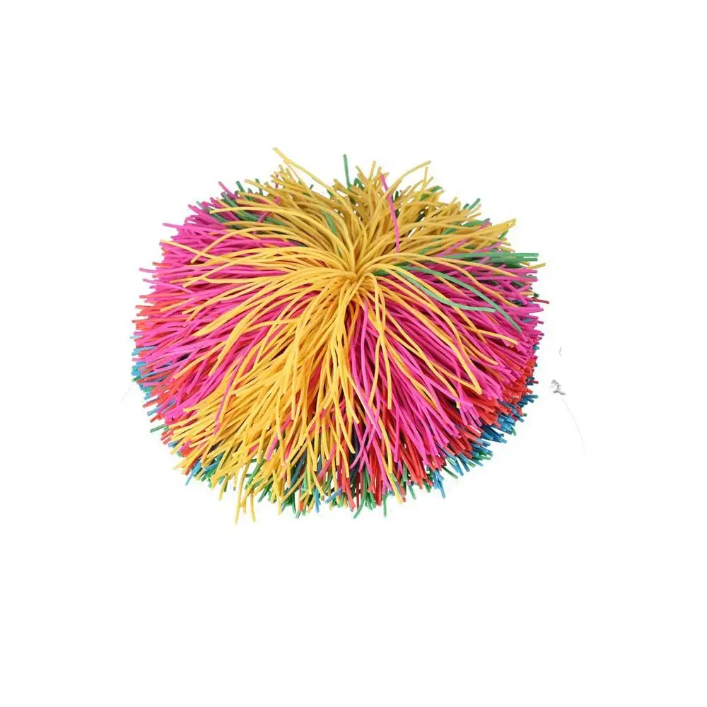 Anti-Stress Stress Relief  Balls Monkey Stringy Balls Bouncy Stress Balls Baby Stretchy Ball Rainbow Fidget Sensory Ball
