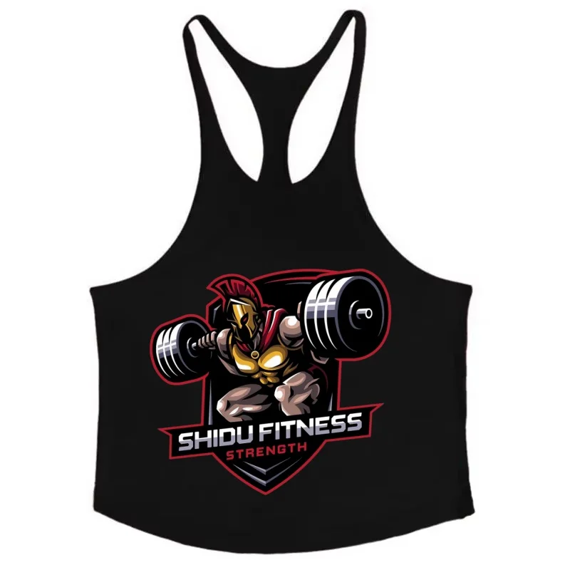 Fitness Stringer Vest Summer Casual Loose Undershirt Vest, Bodybuilding Sports Vest Men's Gym Fitness Exercise Sleeveless Shirt