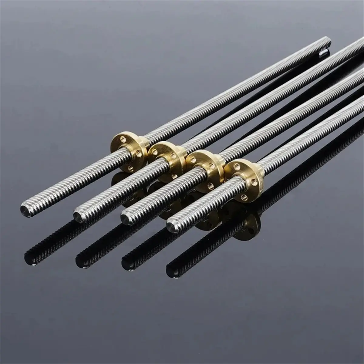 150mm T8 Lead Screw High 8mm Lead 2mm Pitch CNC Router Smooth Low Noise for 3D Printer