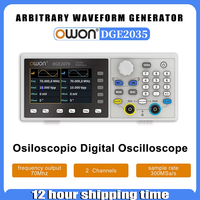 OWON DGE2035 DGE2070 300MSa/s Arbitrary Waveform Generator 14Bits 35MHz / 70Mhz Dual Channels Osiloscopio Digital Oscilloscope