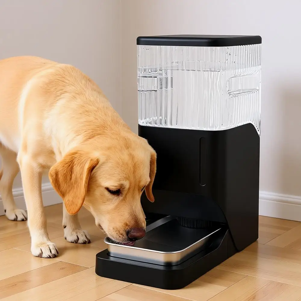 

11L Stainless Steel Gravity Water Dispenser for Large Dogs, 3 Gallon Pet Waterer, 100% BPA Free