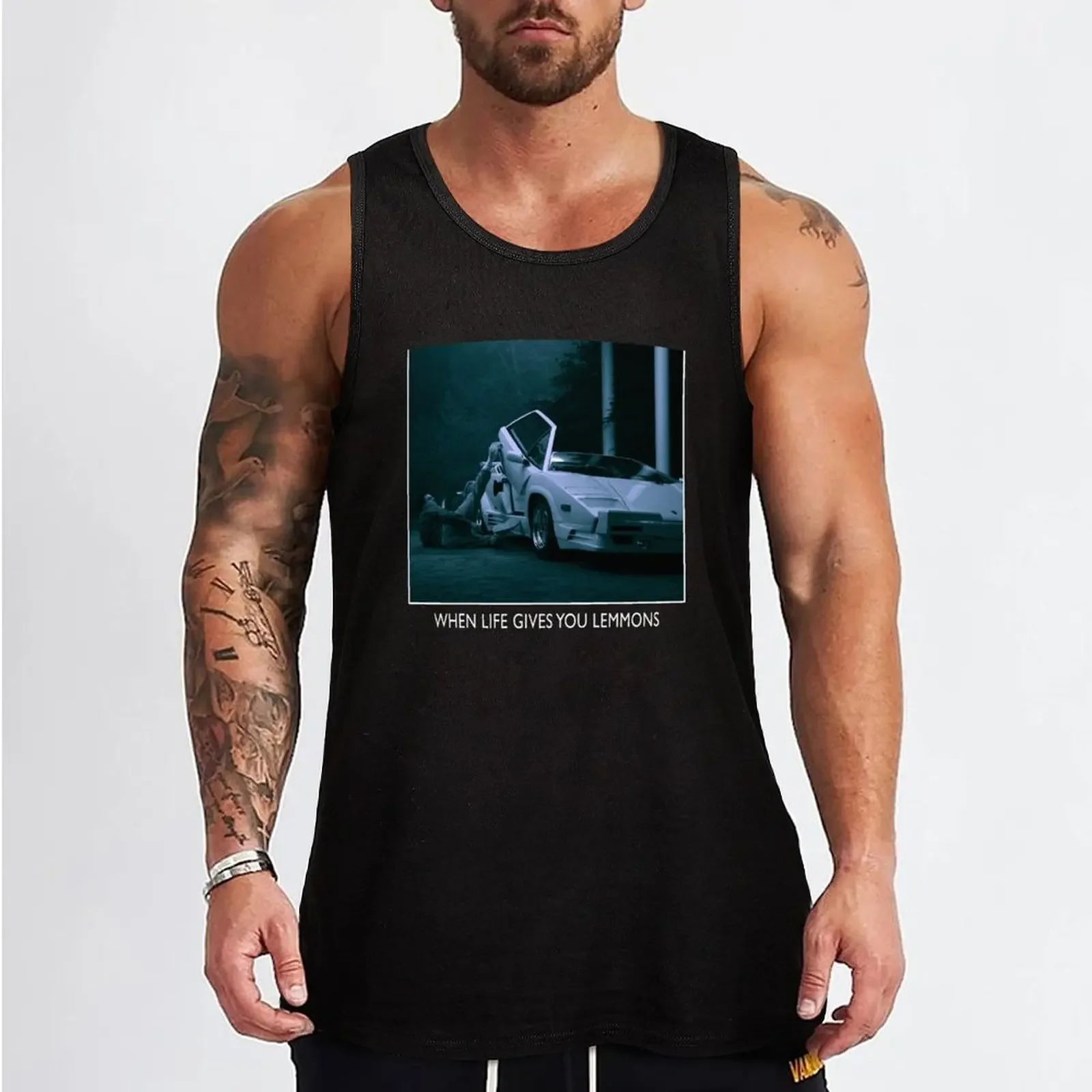 Leonardo DiCaprio and Lambo Tank Top anime clothes fitness