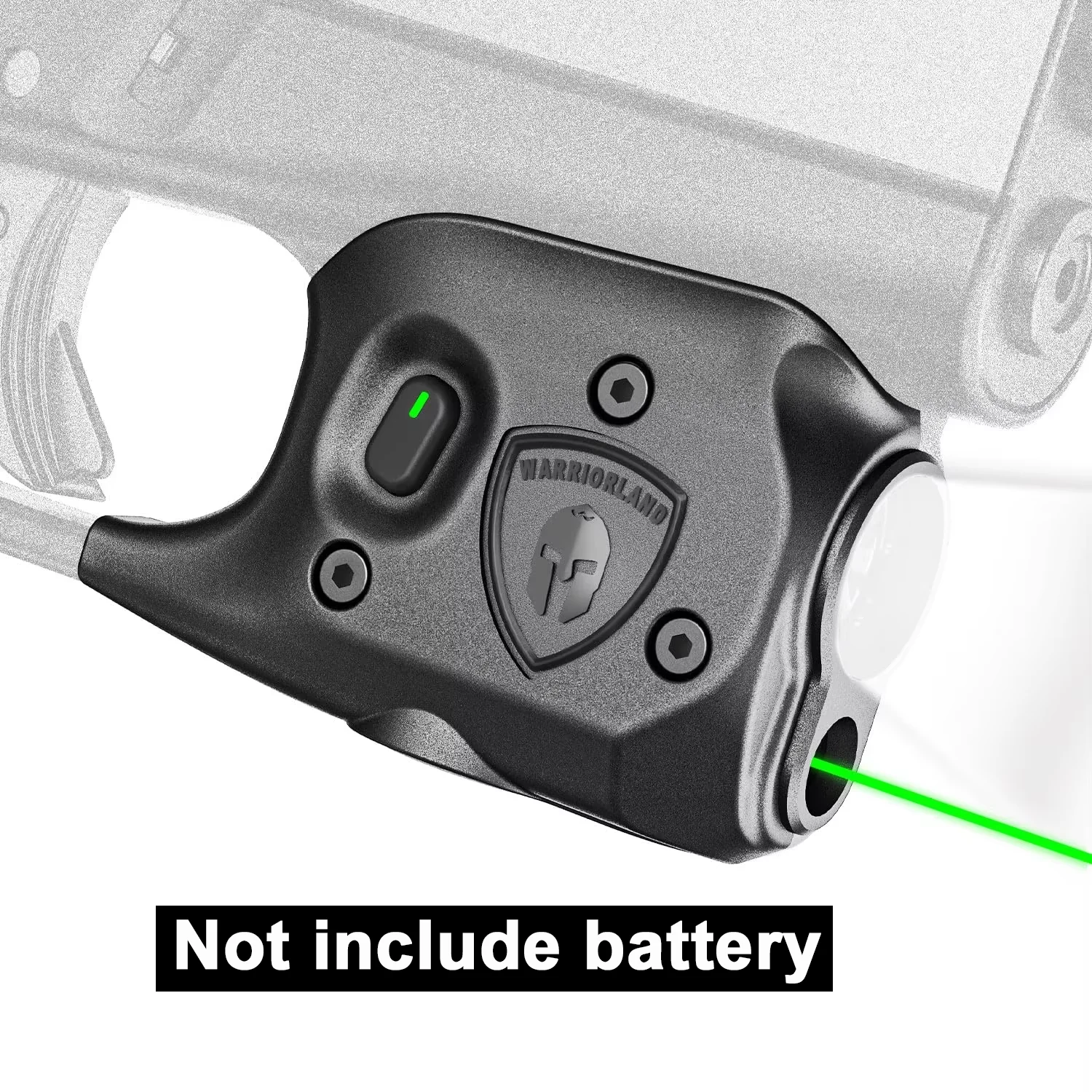 Only Fits Glock 43/43X (No Rail),Green/Red Light Laser,NO Battery,150-Lumen Trigger Mounted Tactical Weapon Laser SLL-105G