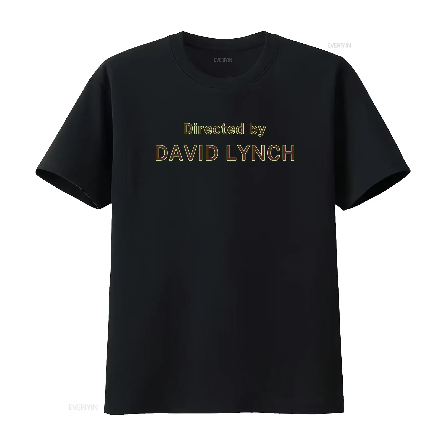 Vintage Directed By David Lynch Film Fan Print Casual T Shirt vintage Washed Versatile graphic designer clothes Soft homme