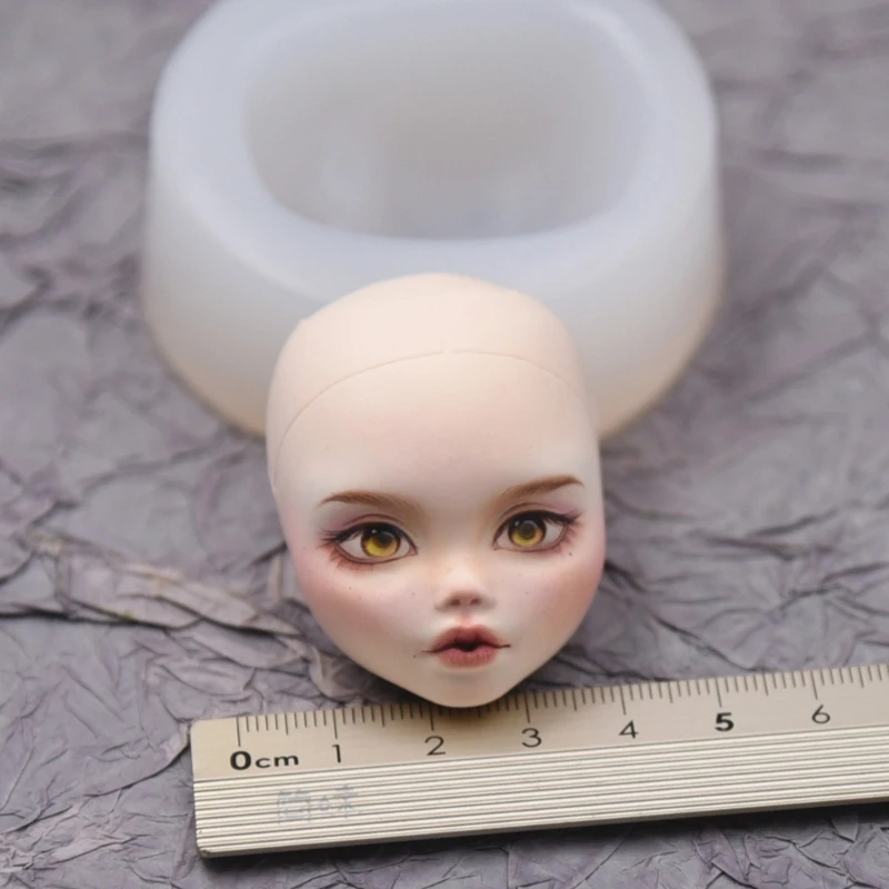 3D Dolls Face Clay Non Stick Easy to Demold Epoxy Resin Silicone Molds Dropship