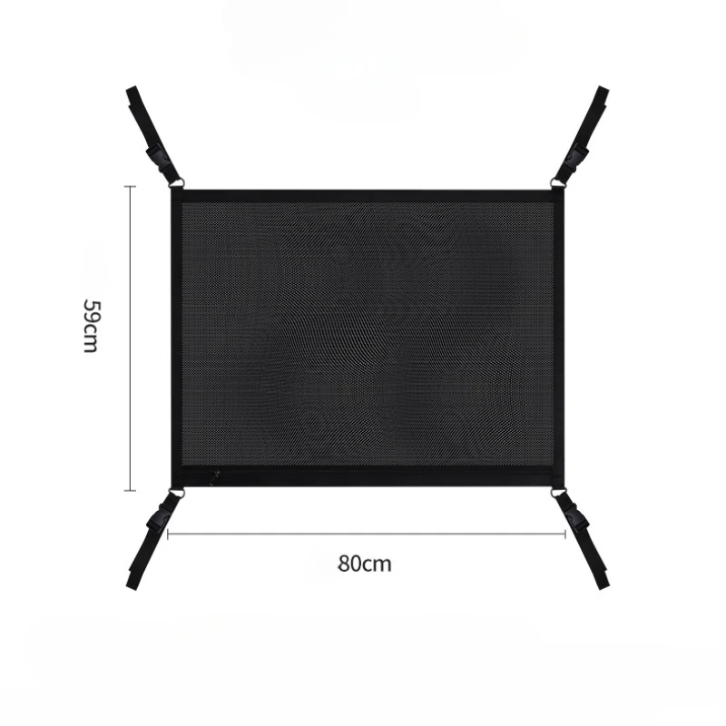 Tasca per rete da carico per soffitto per auto, regolabile, in rete a doppio strato, per SUV, organizer per tetto, borsa portaoggetti per viaggio lungo, tenda, trapunta, articoli vari