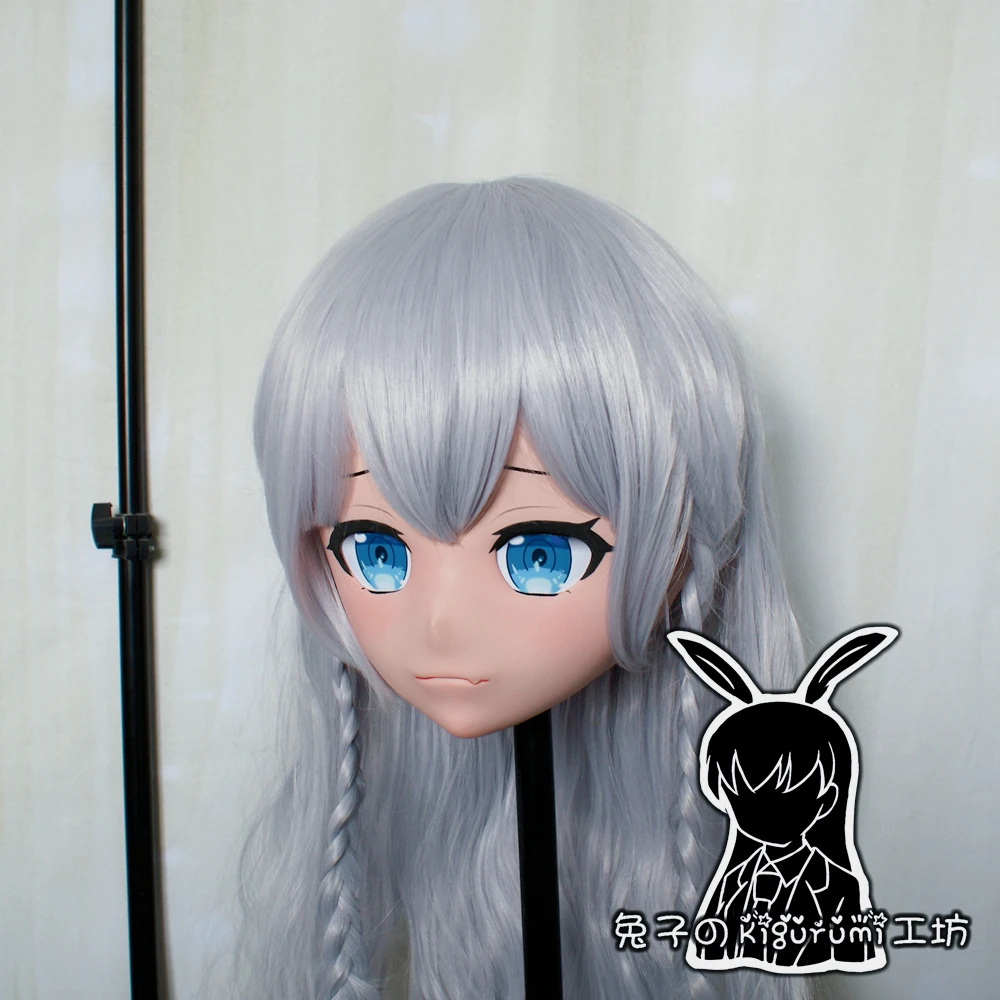 (RB6521) Qualität handgemachte weibliche Harz Cosplay japanische Rolle Anime Kagura Nana Kigurumi Crossdress Puppe Transgender Maske