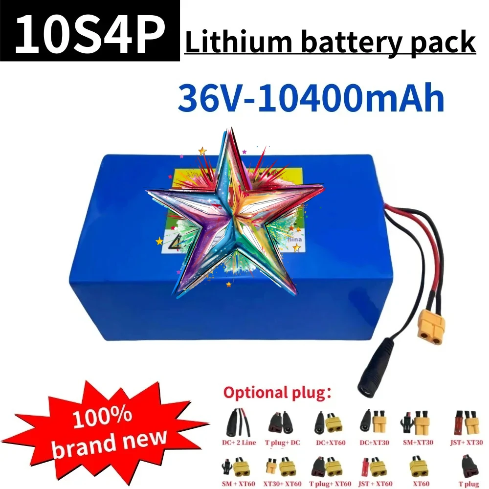 Newly upgraded 36V 10.4Ah 10S4P 18650 battery packElectric Scooter Lithium Battery Electric Scooter Electric Scooter Battery