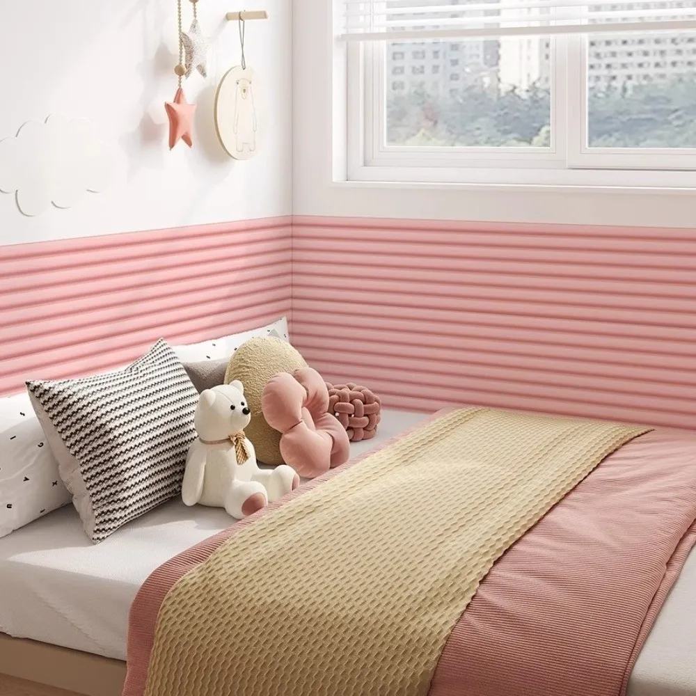 Leather Soft Bag Wall Sticker Large Size Anti-collision 3D Sticker Thickened Widened Wall Panels Wallpaper Corner Windowsill