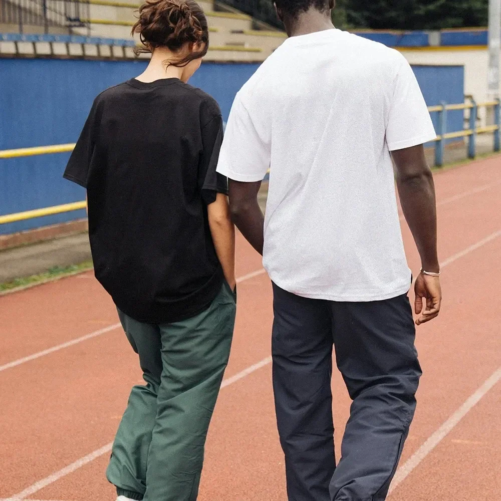 Kaos Demon Slayer Anime Print Katun Murni Lengan Pendek 2025 Pria dan Wanita Model Longgar Sporty Musim Panas Fashion Kerah Bulat