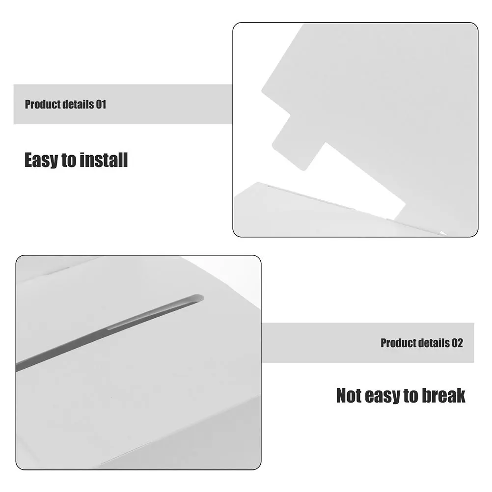 

8pcs Donation Ballot Box Raffle Box For Party Meeting Festival Promotion Multi-Functional Paper Ticket Storage Case Reusable