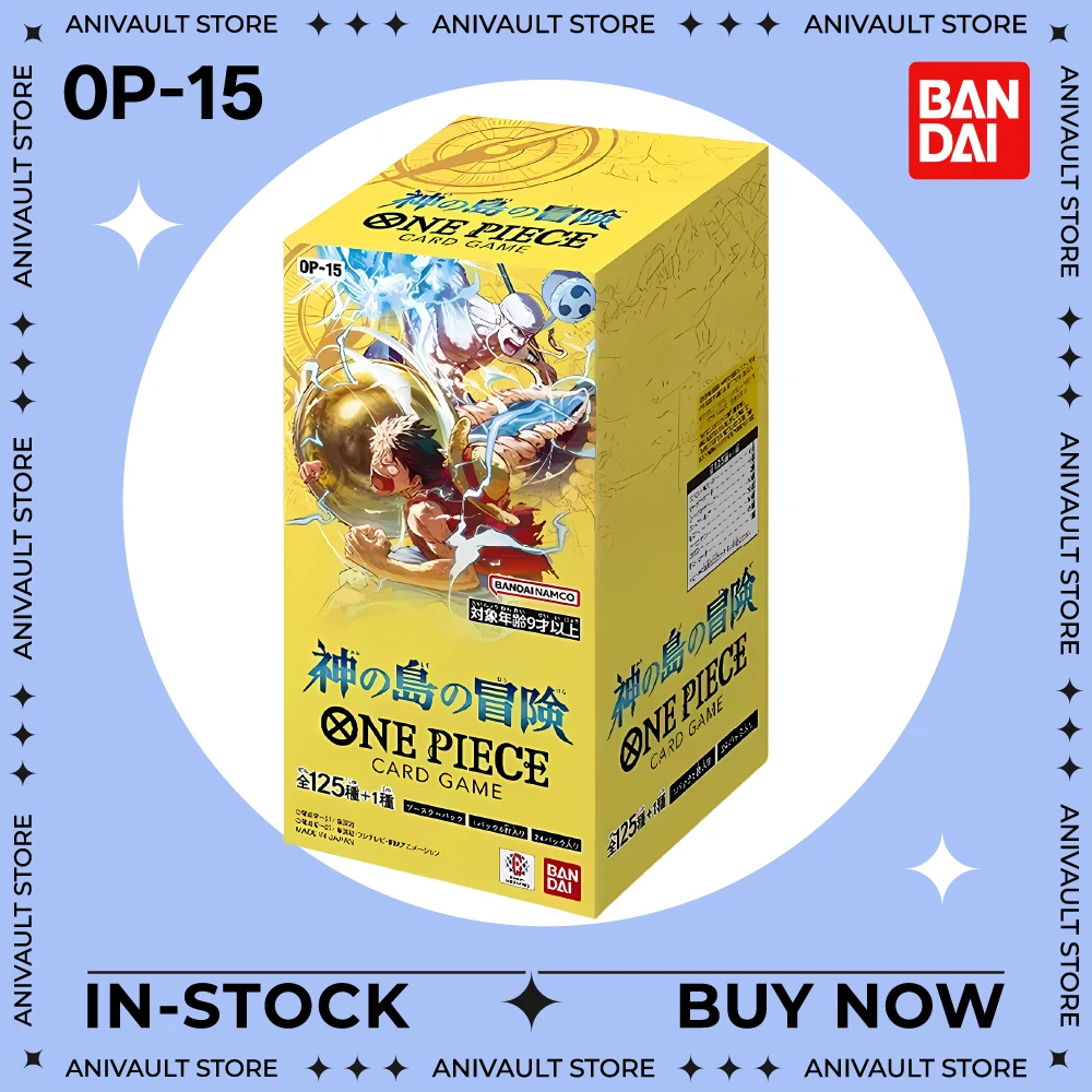 Nueva Caja de Sobres Original de Bandai One Piece TCG Anime OP15 OP01 OP04 OP05 OP06 OP07 OP08 OP09 OP10 Colección de Tarjetas Kide's Gift