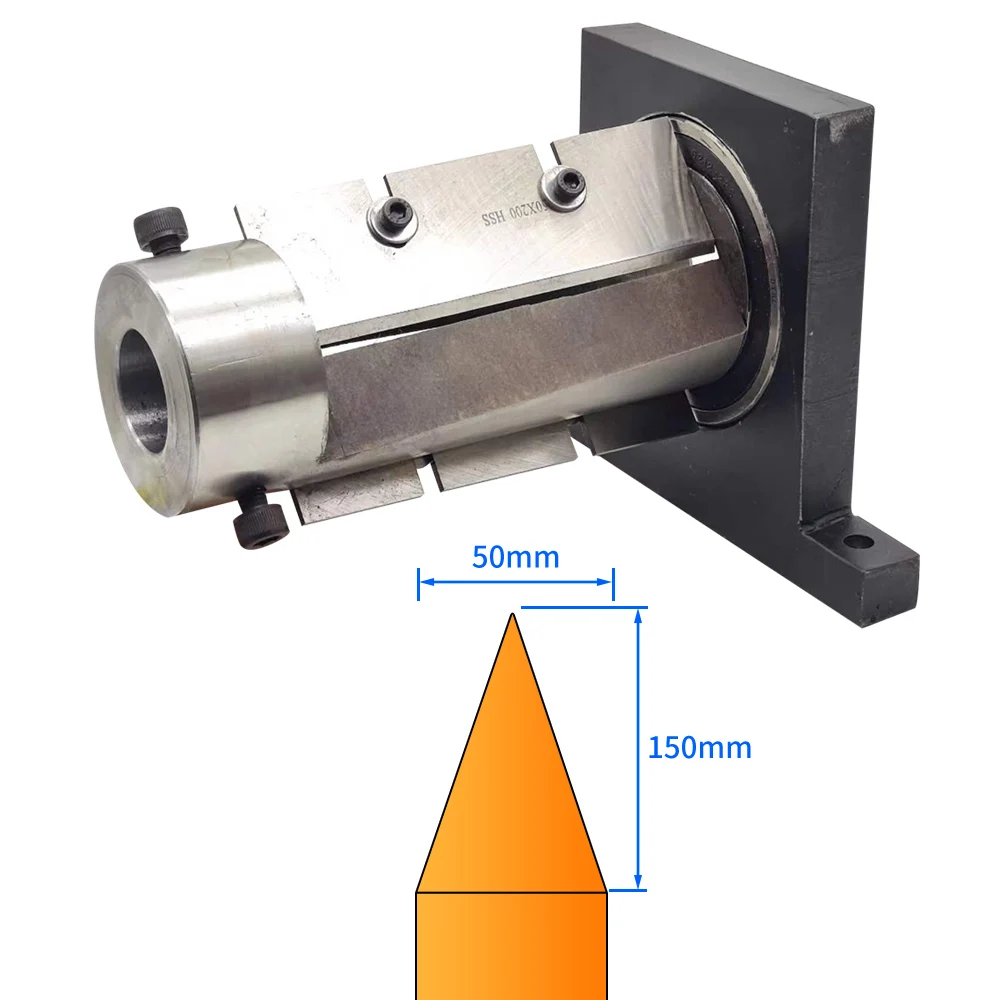 New Custom Woodworking HSS  Round Bar Taper Chamfering Knife Disposable Woodworking Round bar milling cutter head