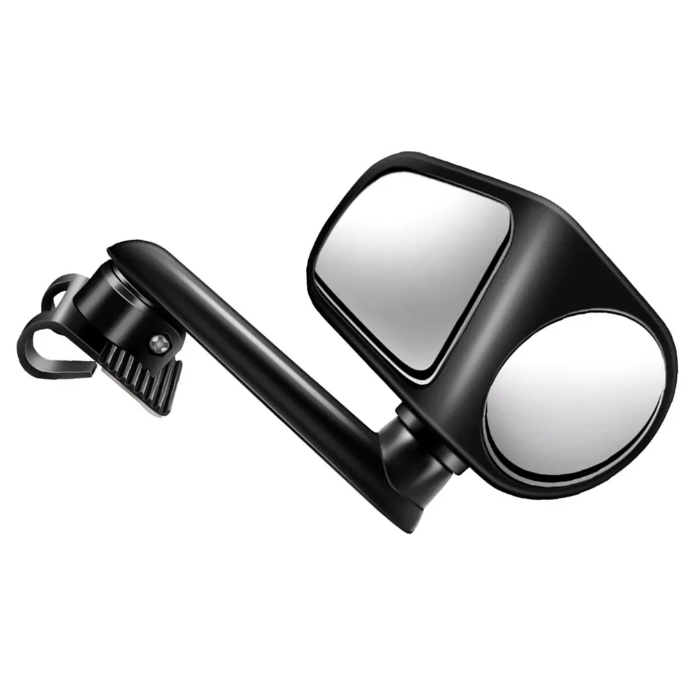 1Pcs Dual Adjustable Blind Spot Mirror Car Auxiliary Rear View Mirror Super Strong Adhesive Wide Safety Driving