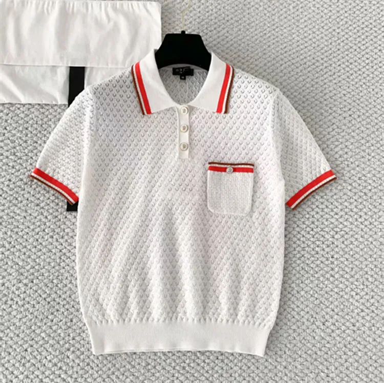 

Customized European and American women's clothing for winter 2025 Short-sleeved lapel cashmere knitted sweater