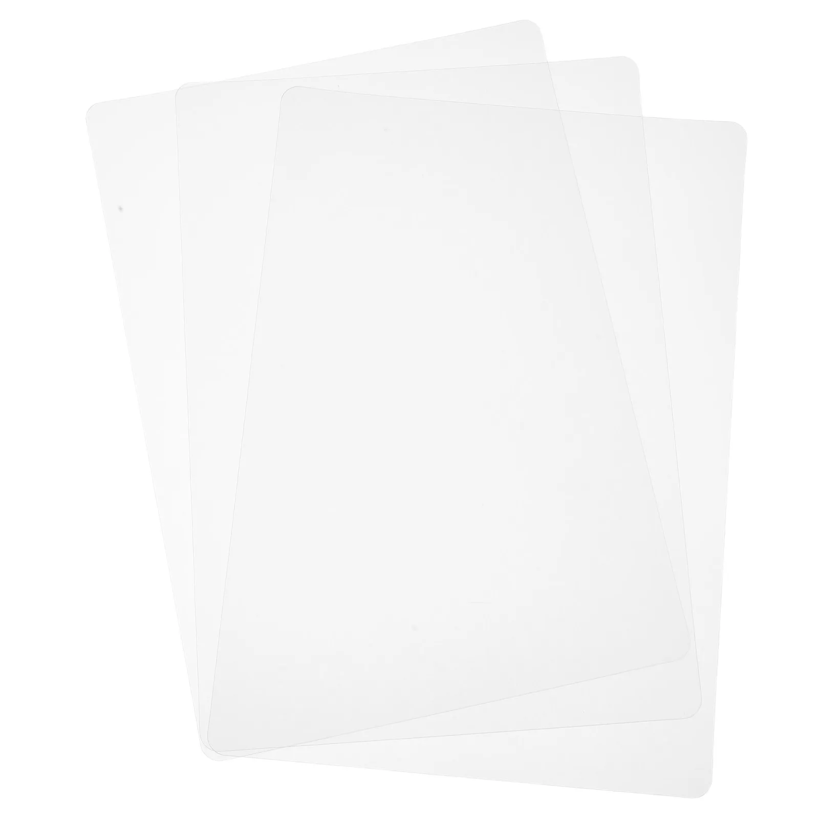 

3Pcs Transparent Exam Board Anti-Slip Writing Mat Smooth Sketch Pad Portable for Home Office School Sketch Pad