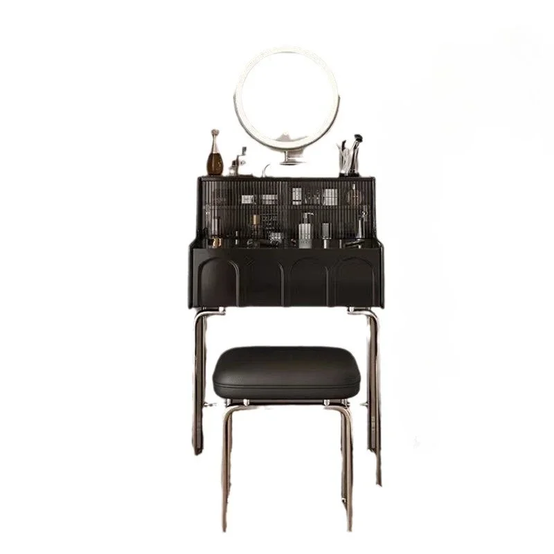 

French style, retro style dresser, small apartment bedroom solid wood bedside, medieval style