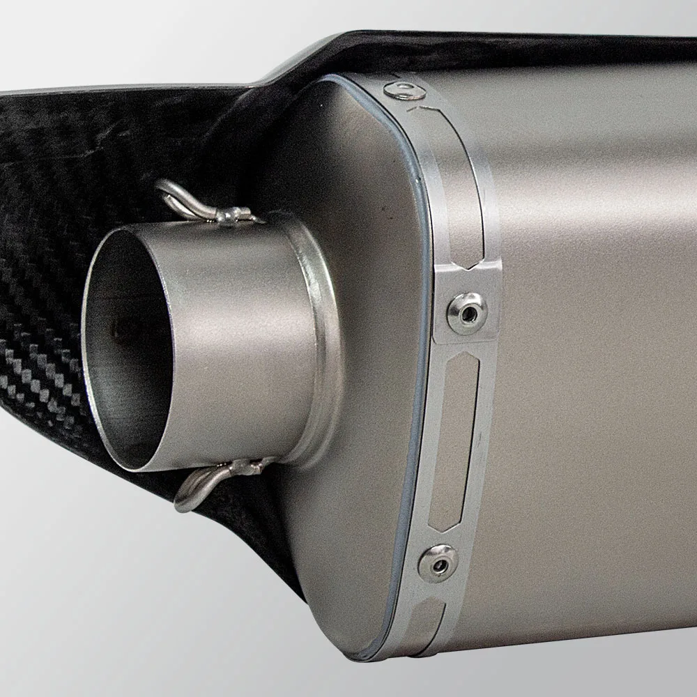 Universal 51mm motorcycle exhaust muffler tailpipe For YZF-R9 450SR CB1000 MT-09  ADV 350 Tiger 900 390 Adv CM500 CU525 Z900