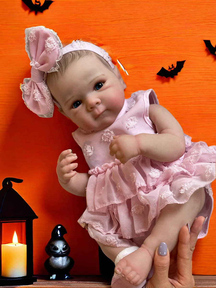 1 PC 18Inch 45Cm Full Body Soft Touch Vinyl Bettie Girl Reborn Doll Handmade Bebe Newborn Doll For Birthday Gifts