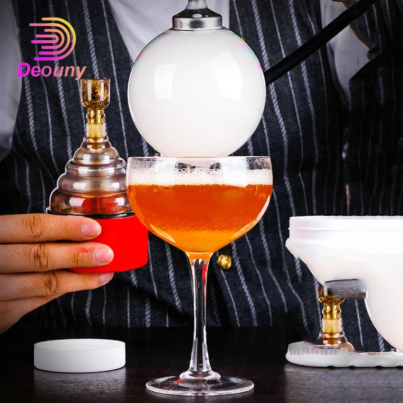 Bubble Molecule Cocktail Cooking Cigarette Tower  Smoking Gun Tube Food Cold Smoke Generator Kitchen Home Bar Accessories
