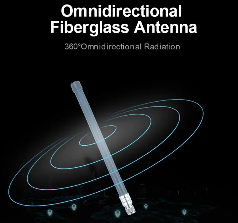 4G Fiberglass Antenna Series LET 6-12 dBi N-J/SMA-J Connector Waterproof Antenna For Modem LoRa LoRaWan Aerial