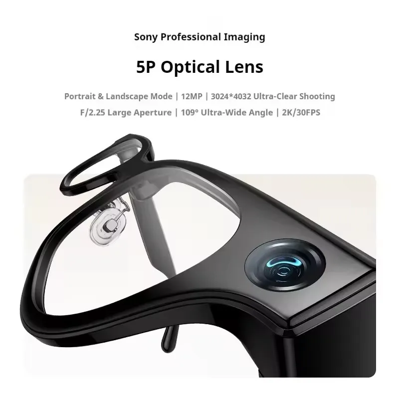 2025 New Rokid Glasses Leqi AI&AR Glasses-49g Ultra-Light 12-Language Real-time Translation AI Assistant for Business Meeting