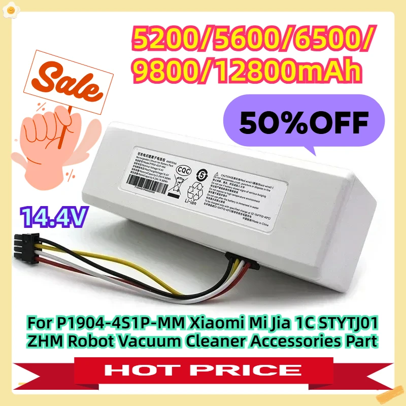 

For P1904-4S1P-MM Xiaomi Mi Jia 1C STYTJ01ZHM Robot Vacuum Cleaner Accessories Part 14.4V