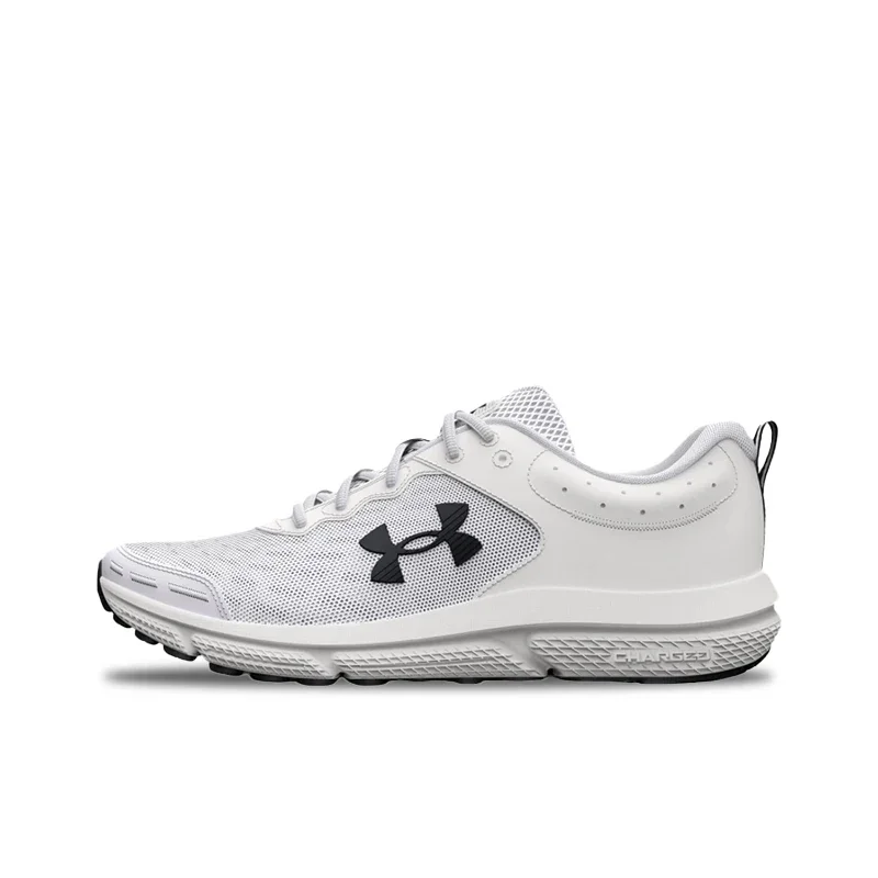 Under Armour Charged Assert 10 Men's White Low-Top Running Shoes – Minimalist, Durable, Breathable & Snug-Fitting 3026175-104