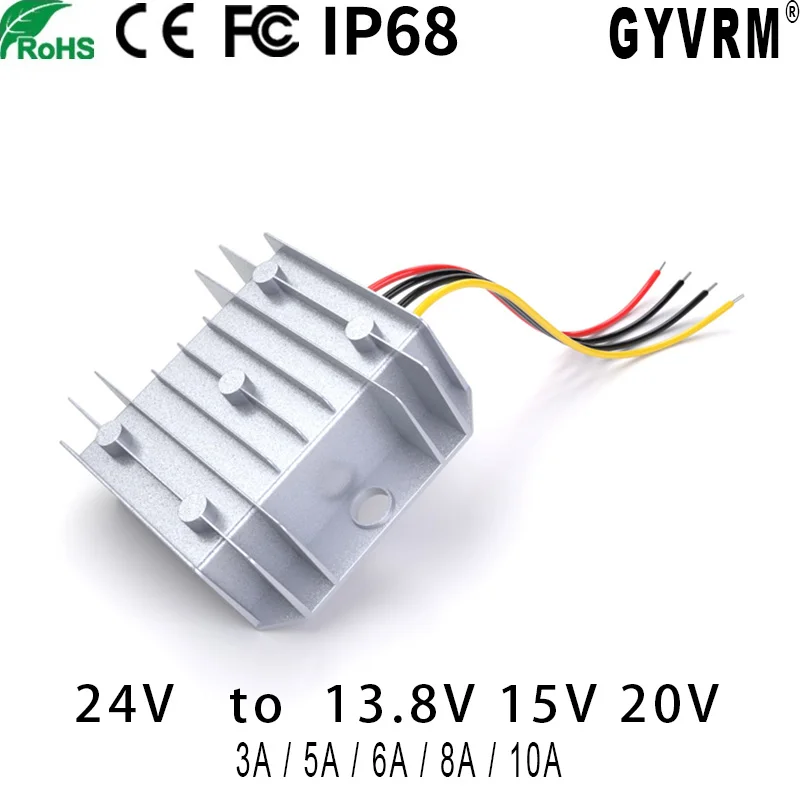 

DC DC Power Converter 24V to 13.8V Step down Module 24V to 15V converter 24V to 20V 8A power converter transformer Power module