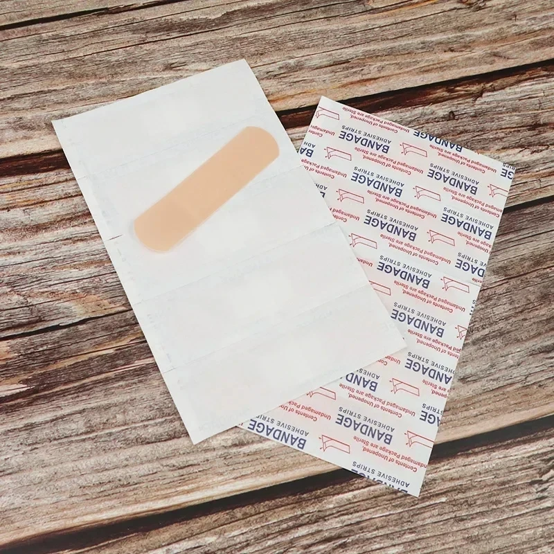50/100pcsWaterproof Bandage Breathable First Band Aid Wound Dressing Medical Tape Wound Plaster Bandaids Pansement