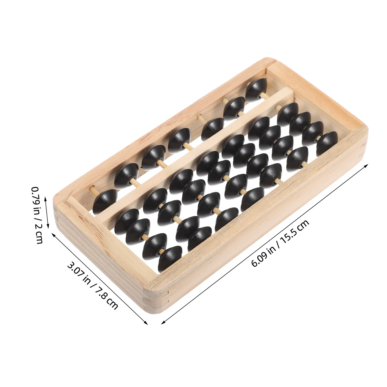 1Pcs Mini Wooden Abacus Exquisite Craftsmanship Calculating Tool Desk Decoration Photo Prop Ornament Mini Abacus Decoration