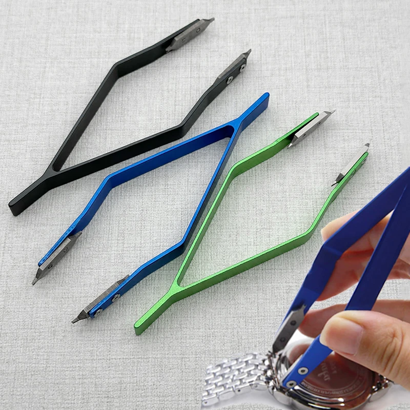 Y-Shaped Metal Watch Band Spring Bar Removal Tweezer High-Hardnes Precision Tool for Watch Maintenance Repair Watchmaker's Tools