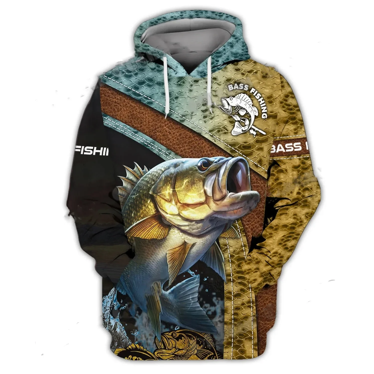 Bass Fishing 3D Printed Men\'s Fashion Hoodies Autumn Unisex Casual Hooded Pullover Gift For Fishing Lover