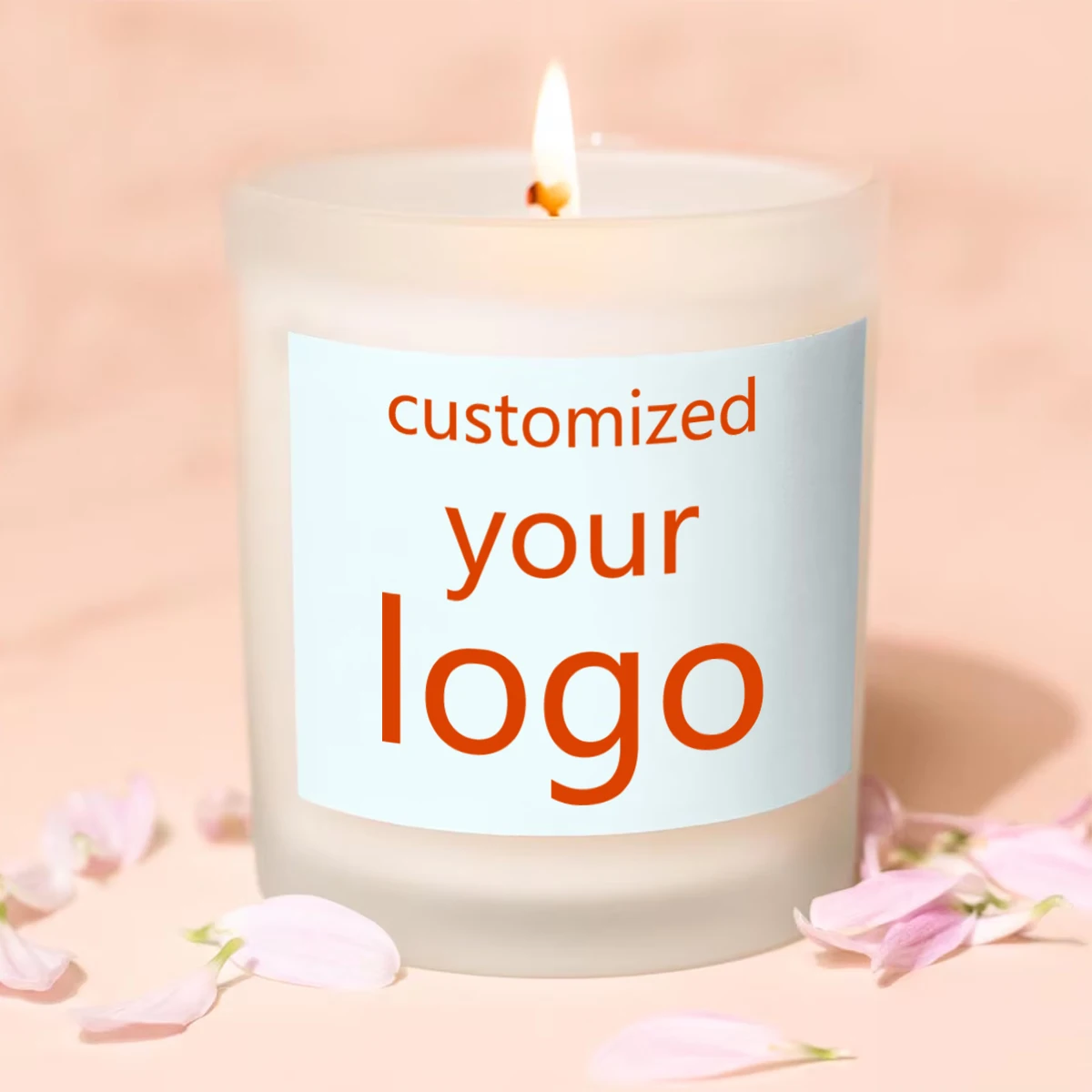 7oz/200g -1 piece white soy candle, customizable photo, incorporating love stories into candles, suitable for wedding gifts