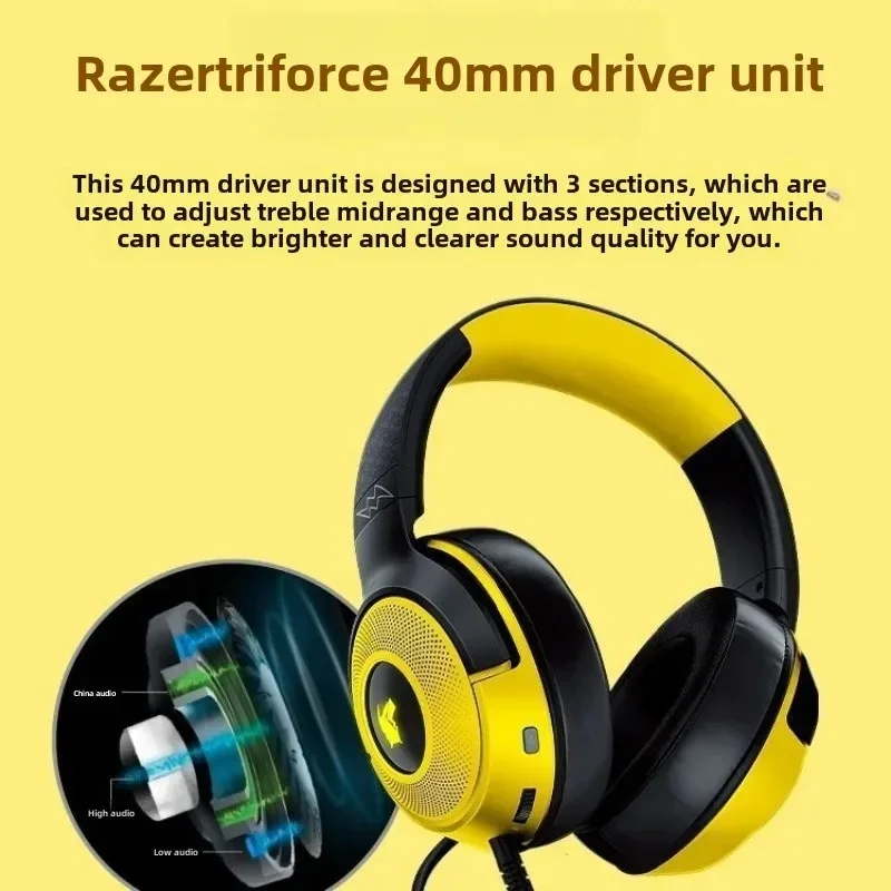سماعات الألعاب Razer Kraken V3 X Pokemon Pikachu #2