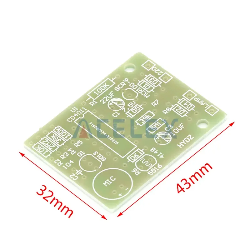 Energy Saving Lamp LED Light Incandescent Light CD4011 Sound and Light Control Switch Kit DIY Voice Control Parts Module