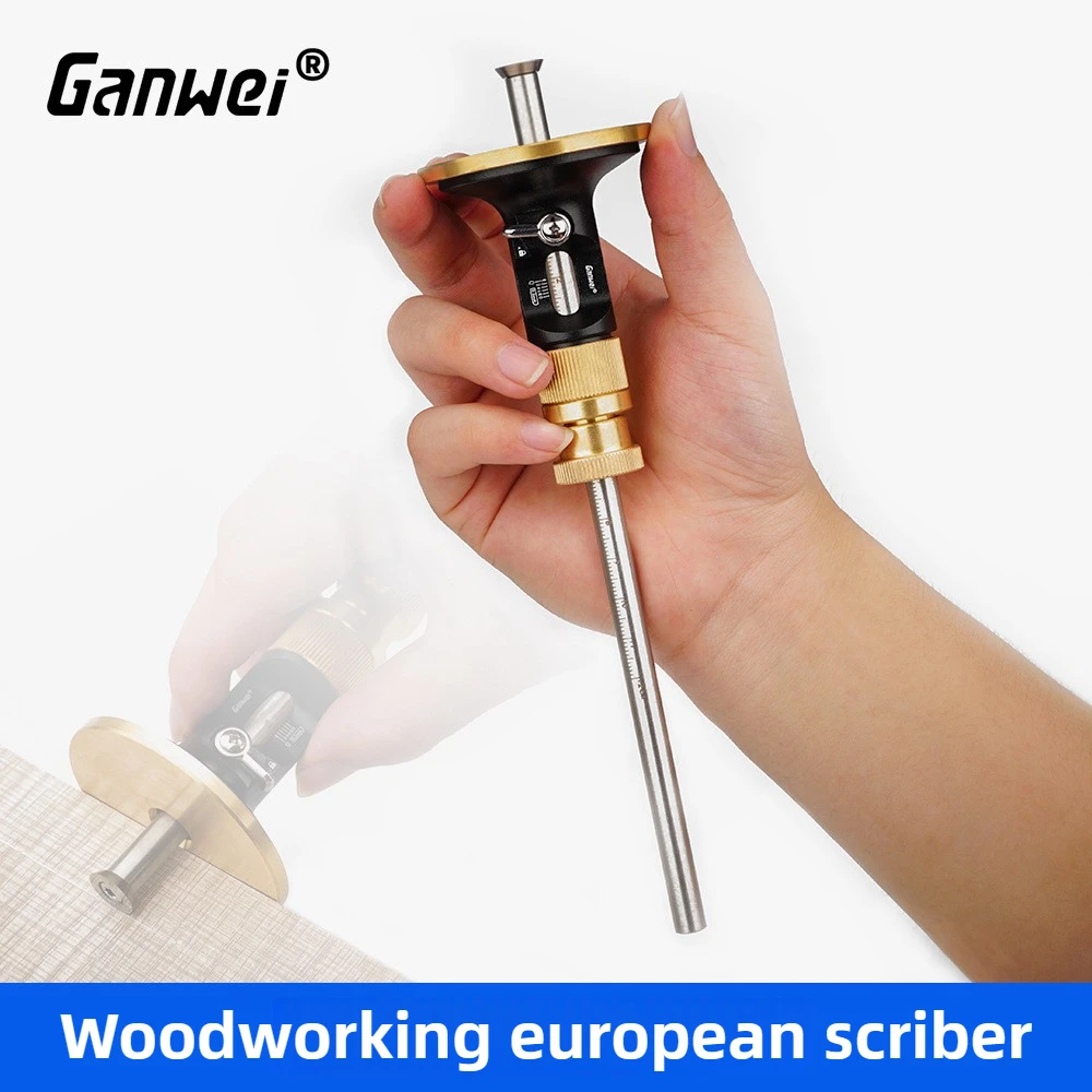 

Точная настройка, высокоточный маркировочный калибр, инструмент для рисования параллельных линий, деревообрабатывающее маркировочное устройство, линейка с метрической и дюймовой шкалой