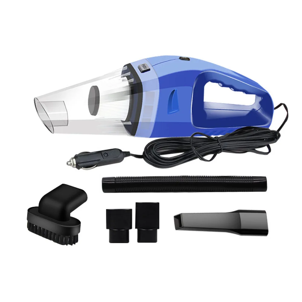 Portable Car Vacuum Cleaner 120W High Suction Power Wet Dry Handheld Auto Interior Cleaning Tool HEPA Filter