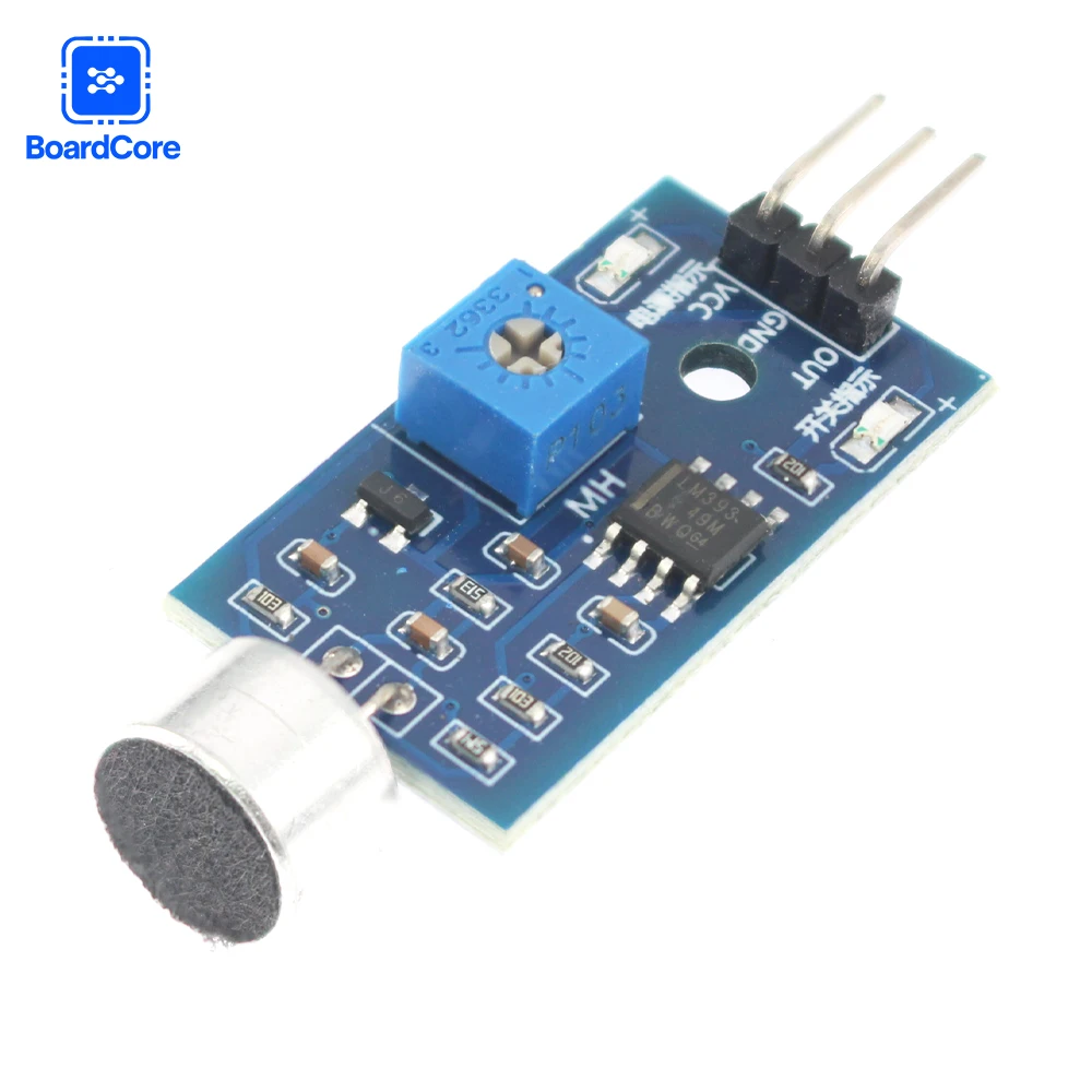 1/3PCS Voice Sound Detection Sensor Module 3 Pin Sound Sensors Voice Operated Switch Microphone Module for Arduino Smart Home