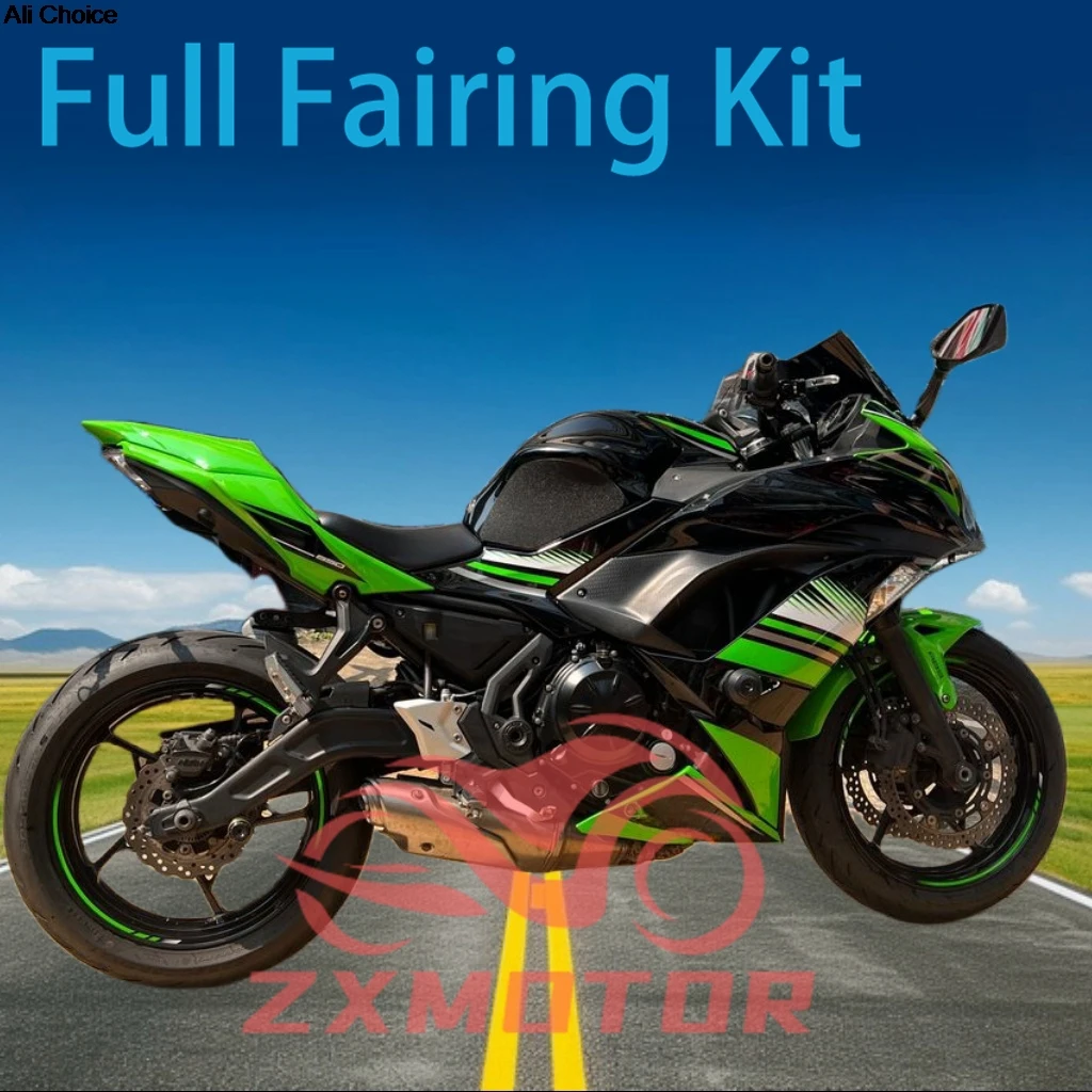 All New Fairing Kit Ninja 650 17 18 19 Motorcycle ABS Fairings Injection Bodywork Set for Kawasaki ER-6F 2017 2018 2019