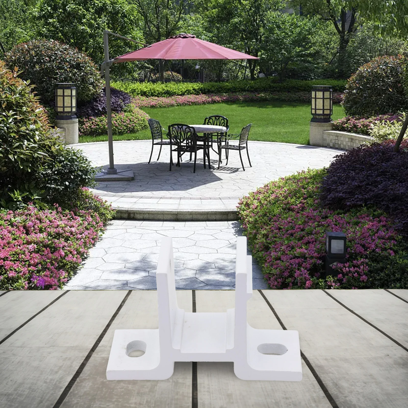 Кронштейн Белый Сменные запасные части Настенный монтажный кронштейн для выдвижных навесов Алюминиевый сплав Популярный внешний вид