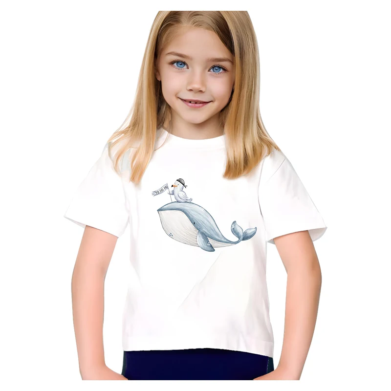 15cm DTF elephant and whale heat transfer DIY children's T-shirt hoodie decoration printed sticker Iron On washable hot stamping view 3