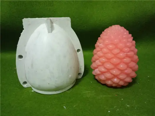 DIY pine cone design candle making candle model,High temperature resistant candle mould for diy