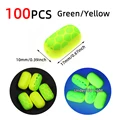100pcs green yellow