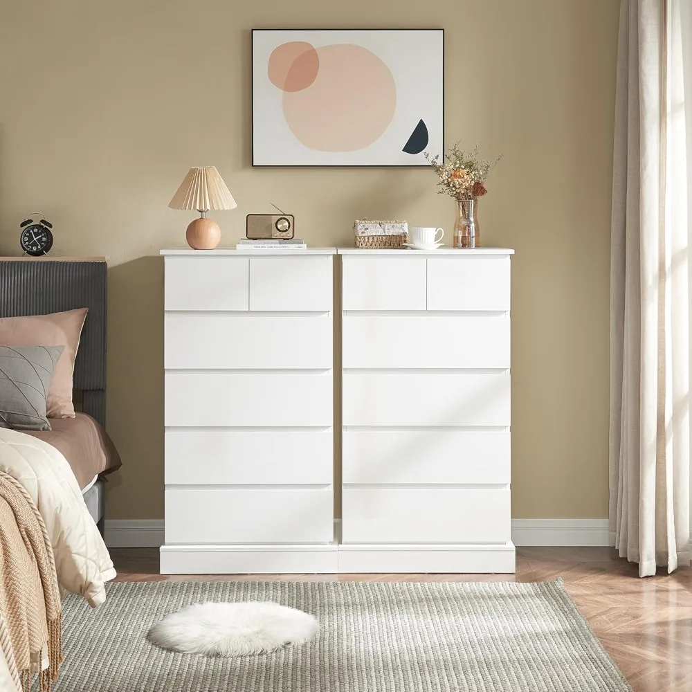 6 Drawer Dresser for Bedroom, 43.3