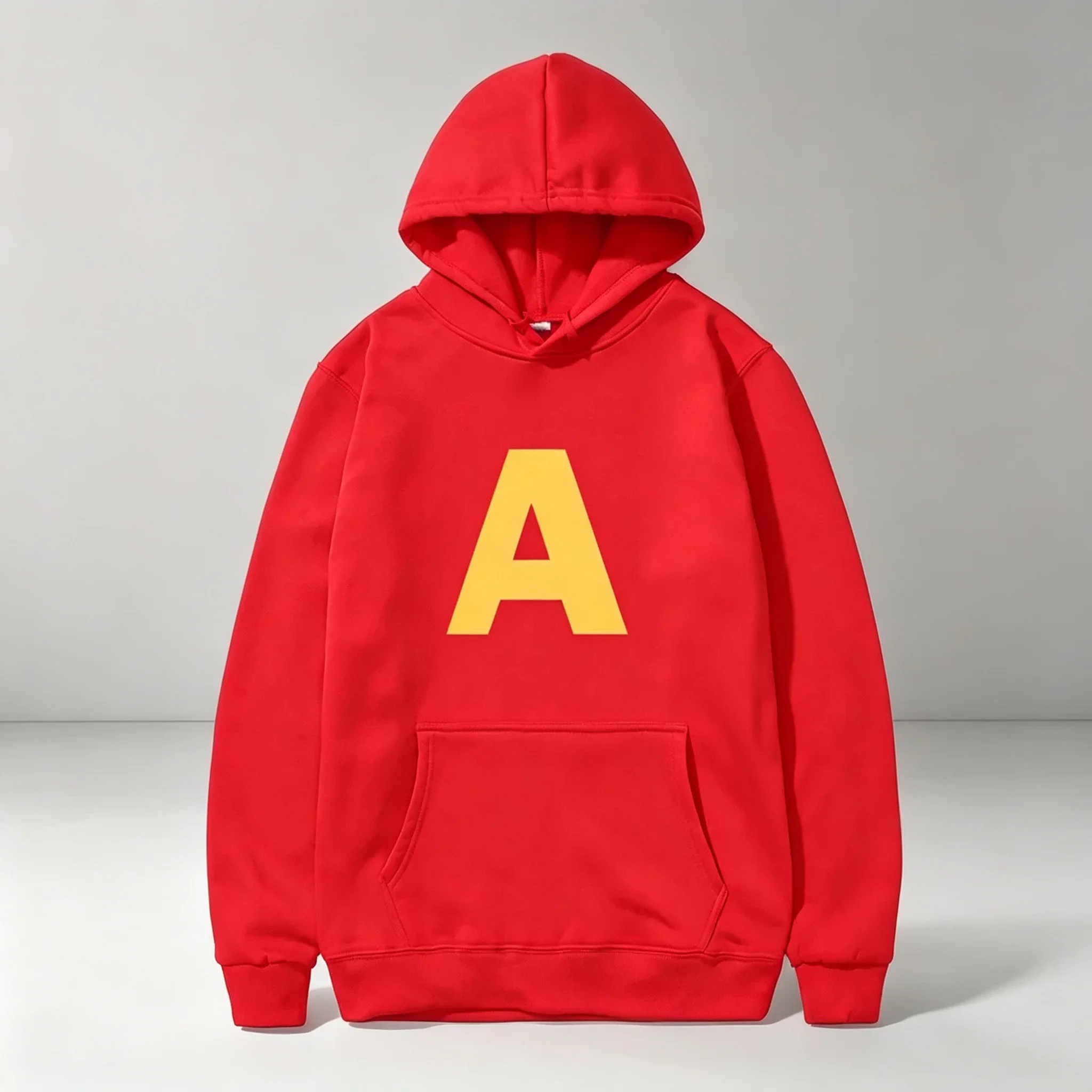 Men Hoodie Sweatshir's Alvin and The Chipmunks The Squeakquel t Bold Front Letter Print Oversize Loose Casual Long Sleeve top