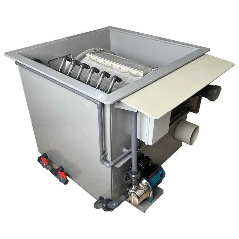 Fish pond drum micro-filter converts into shares Aquaculture industrial-grade automatic backwash filtration system