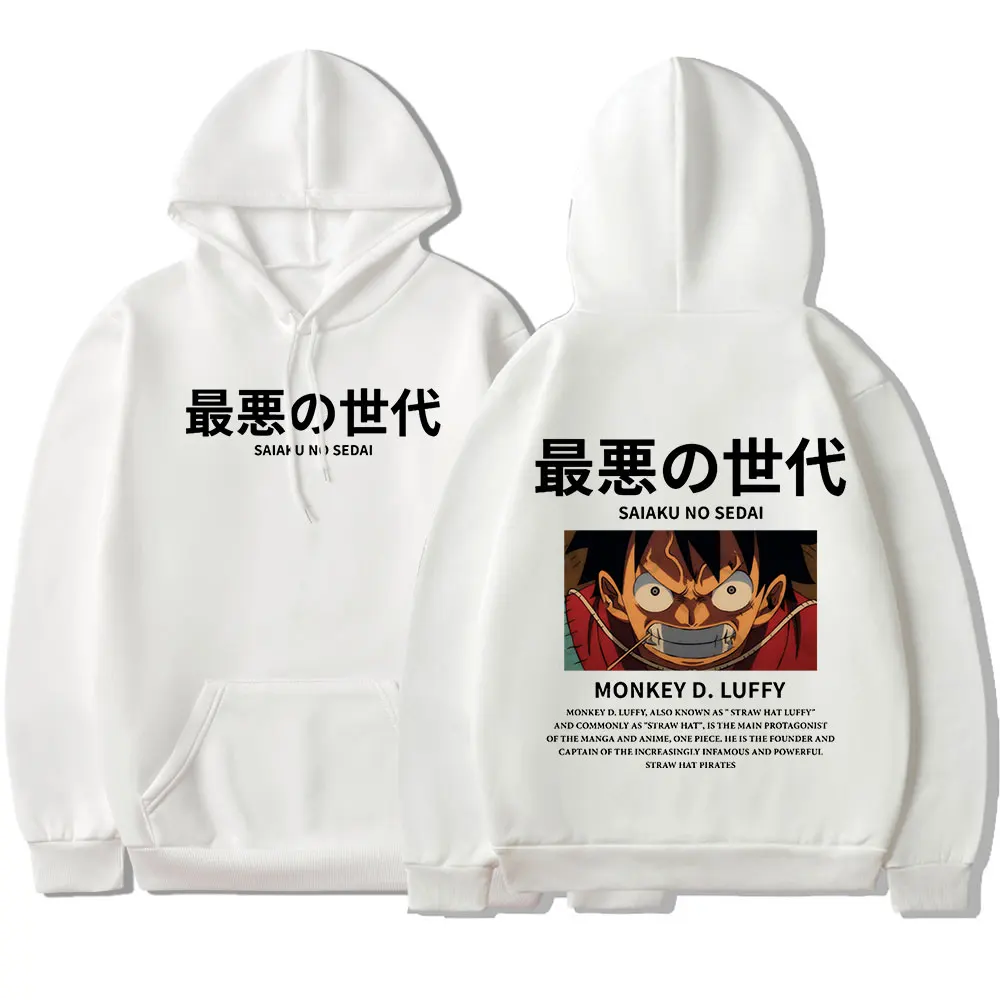 Anime Roronoa Zoro Hoodie Men Funny Cartoon Luffy Sweatshirts Japanese 90s Graphic Kawaii Hoodies Female Male